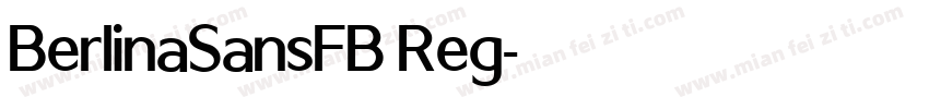 BerlinaSansFB Reg字体转换